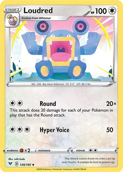 Loudred (Vivid Voltage) 136/185