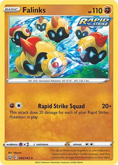 Falinks (Battle Styles) 083/163 Reverse Holofoil