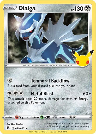 Dialga (Celebrations) 020/025 Holofoil