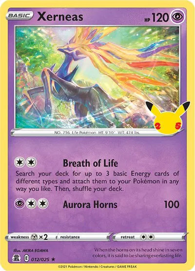 Xerneas (Celebrations) 012/025 Holofoil