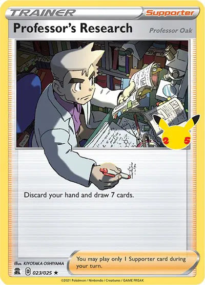 Professor's Research (Celebrations) 023/025 Holofoil