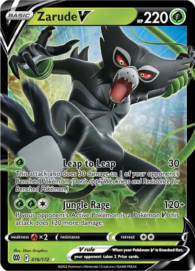 Zarude V (Brilliant Stars) 016/172 Holofoil