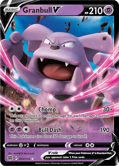 Granbull V (Brilliant Stars) 057/172 Holofoil