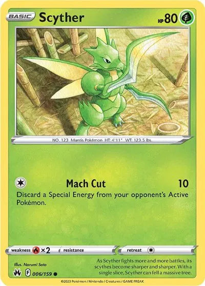 Scyther (Crown Zenith) 006/159