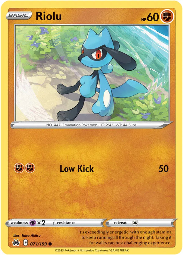 Riolu (Crown Zenith) 071/159