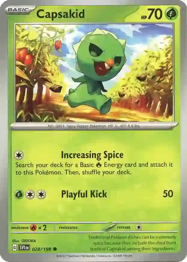 Capsakid (Scarlet & Violet Base Set) 028/198