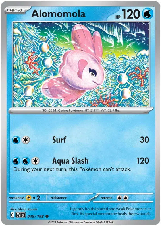 Alomomola (Scarlet & Violet Base Set) 048/198