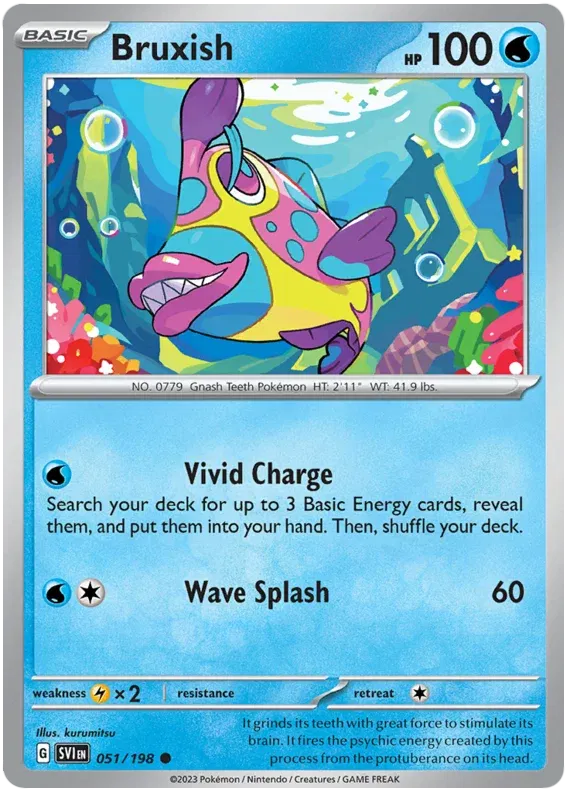 Bruxish (Scarlet & Violet Base Set) 051/198