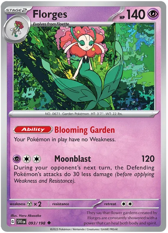 Florges (Scarlet & Violet Base Set) 093/198