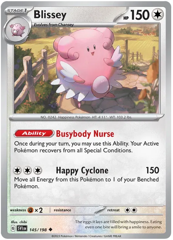 Blissey (Scarlet & Violet Base Set) 145/198 Reverse Holofoil