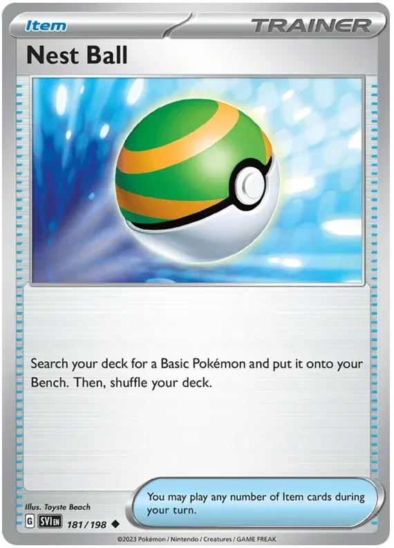 Nest Ball (Scarlet & Violet Base Set) 181/198