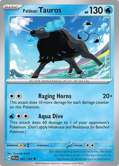 Paldean Tauros - 041/193 (Paldea Evolved) 041/193