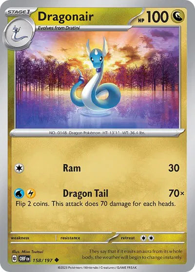 Dragonair (Obsidian Flames) 158/197 Reverse Holofoil