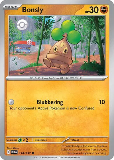 Bonsly (Obsidian Flames) 110/197