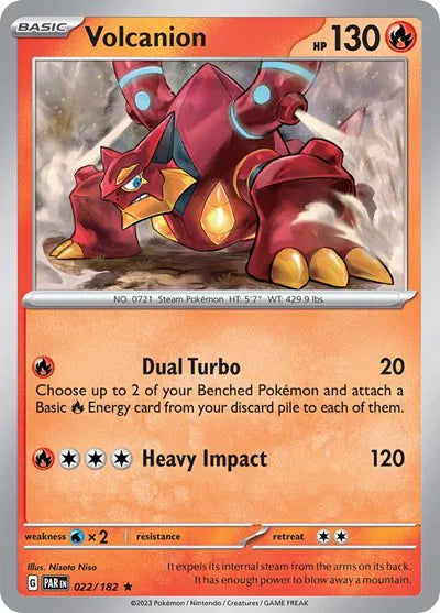 Volcanion (Paradox Rift) 022/182 Holofoil