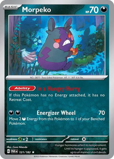 Morpeko (Paradox Rift) 121/182 Reverse Holofoil