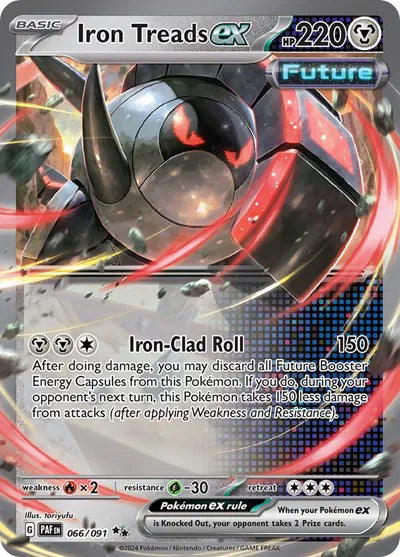 Iron Treads ex (Paldean Fates) 066/091 Holofoil
