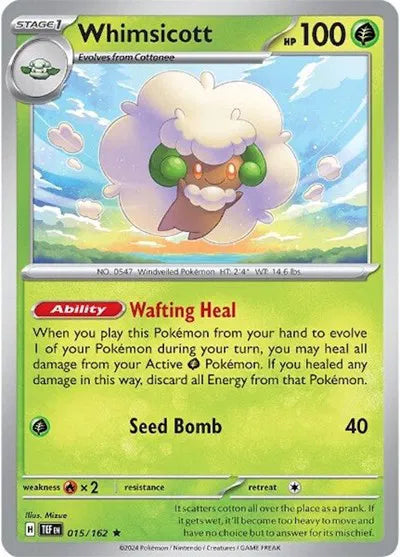 Whimsicott (Temporal Forces) 015/162 Holofoil