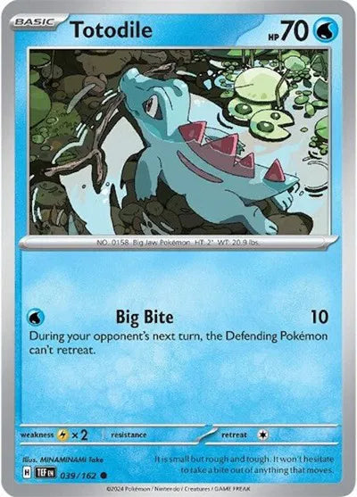 Totodile (Temporal Forces) 039/162 Reverse Holofoil