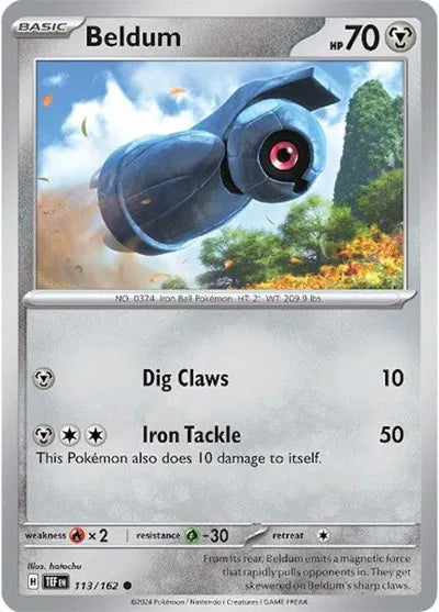 Beldum (Temporal Forces) 113/162 Reverse Holofoil