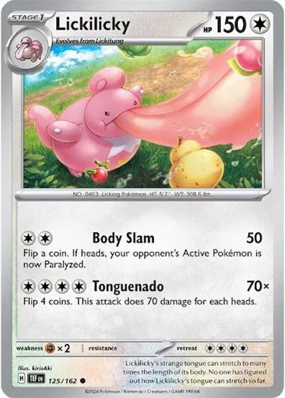 Lickilicky (Temporal Forces) 125/162 Reverse Holofoil
