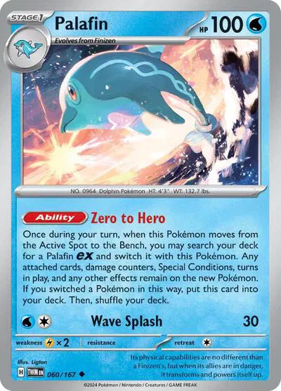 Palafin (Twilight Masquerade) 060/167 Reverse Holofoil