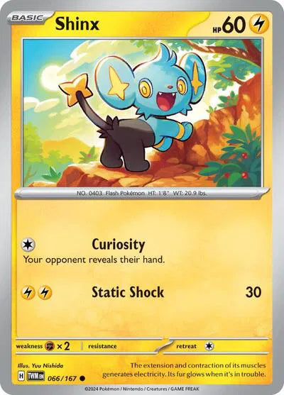 Shinx (Twilight Masquerade) 066/167 Reverse Holofoil