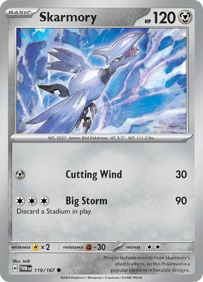 Skarmory (Twilight Masquerade) 119/167