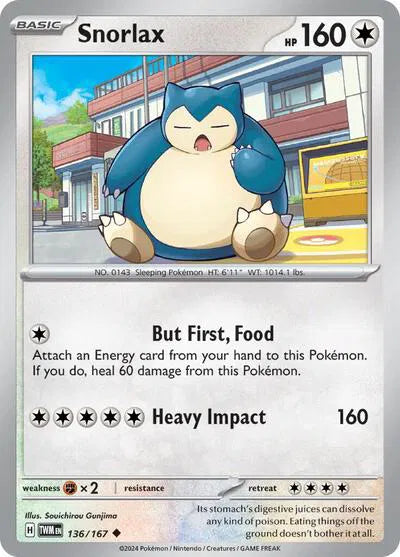 Snorlax (Twilight Masquerade) 136/167