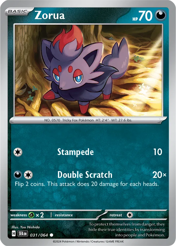 Zorua - 031/064 (Shrouded Fable) 031/064
