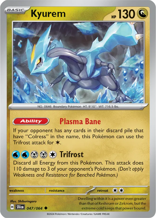 Kyurem (Shrouded Fable) 047/064 Reverse Holofoil