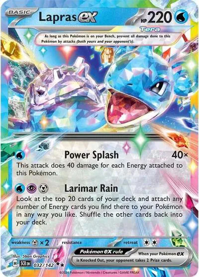 Lapras ex (Stellar Crown) 032/142 Holofoil