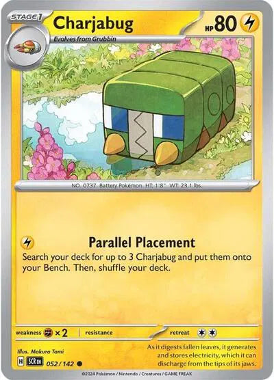 Charjabug (Stellar Crown) 052/142 Reverse Holofoil