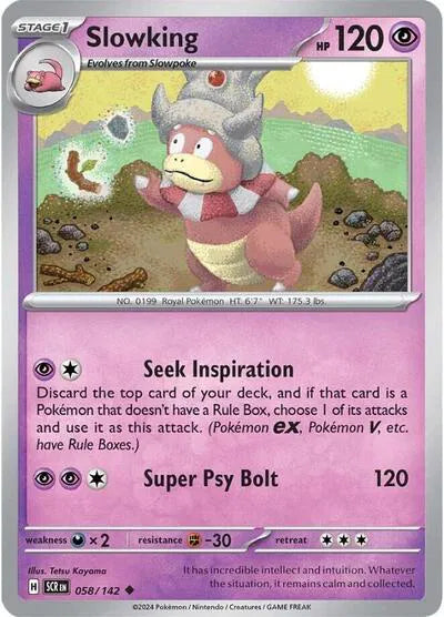 Slowking (Stellar Crown) 058/142 Reverse Holofoil