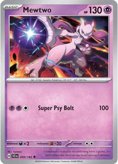 Mewtwo (Stellar Crown) 059/142