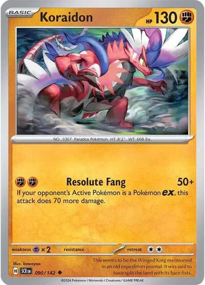 Koraidon (Stellar Crown) 090/142 Reverse Holofoil