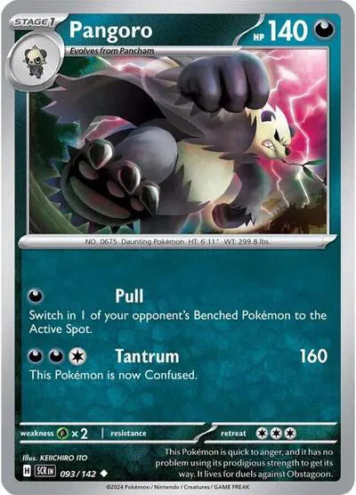 Pangoro (Stellar Crown) 093/142 Reverse Holofoil