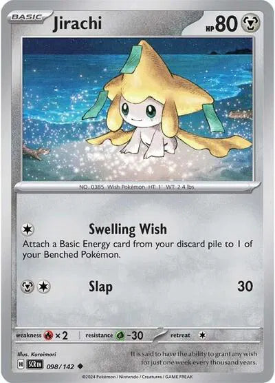 Jirachi (Stellar Crown) 098/142 Reverse Holofoil