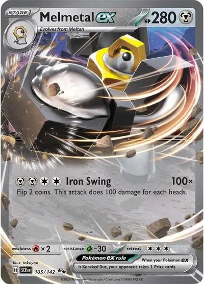 Melmetal ex (Stellar Crown) 105/142 Holofoil