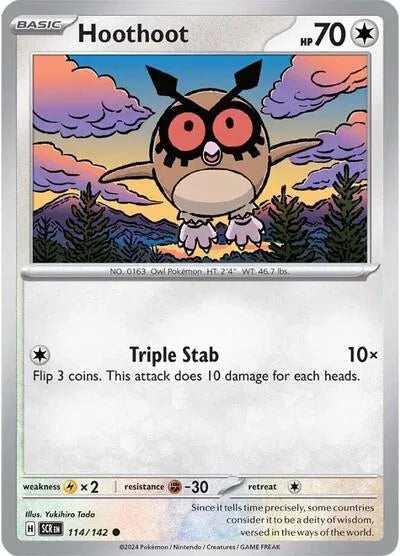 Hoothoot (Stellar Crown) 114/142