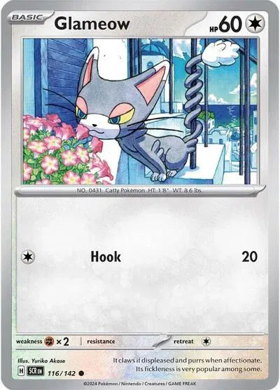 Glameow (Stellar Crown) 116/142 Reverse Holofoil