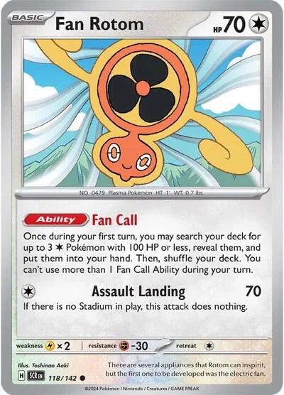 Fan Rotom (Stellar Crown) 118/142