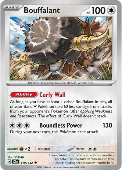 Bouffalant (Stellar Crown) 119/142 Holofoil