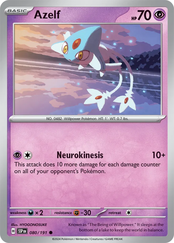Azelf (Surging Sparks) 080/191 Reverse Holofoil