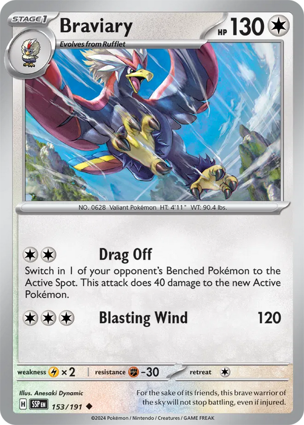 Braviary (Surging Sparks) 153/191
