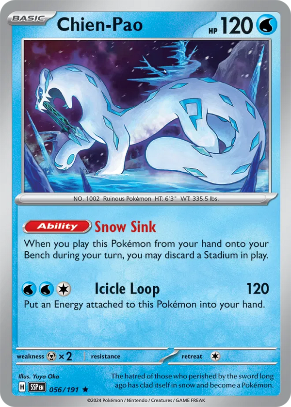 Chien-Pao (Surging Sparks) 056/191 Holofoil