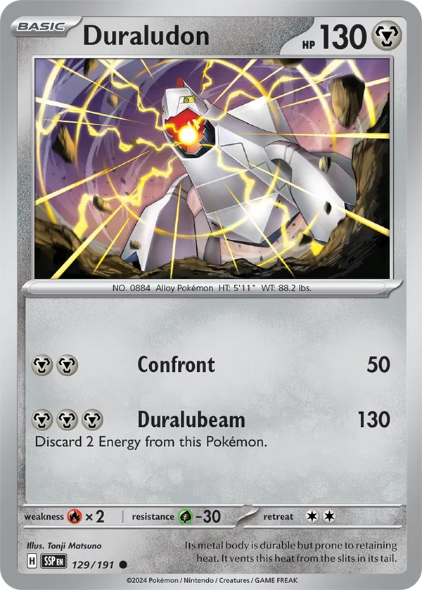 Duraludon (Surging Sparks) 129/191 Reverse Holofoil