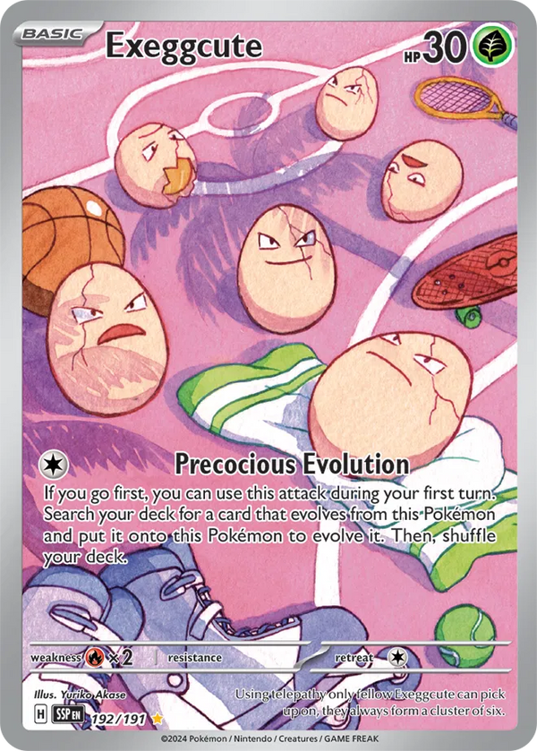 Exeggcute (Surging Sparks) 192/191 Holofoil