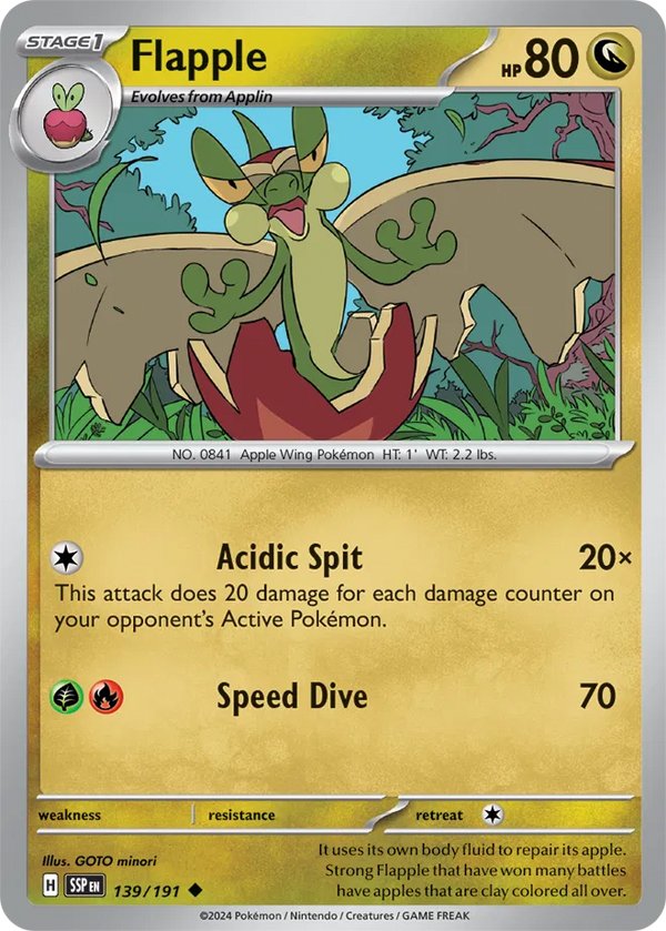 Flapple (Surging Sparks) 139/191