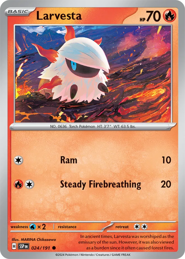 Larvesta (Surging Sparks) 024/191